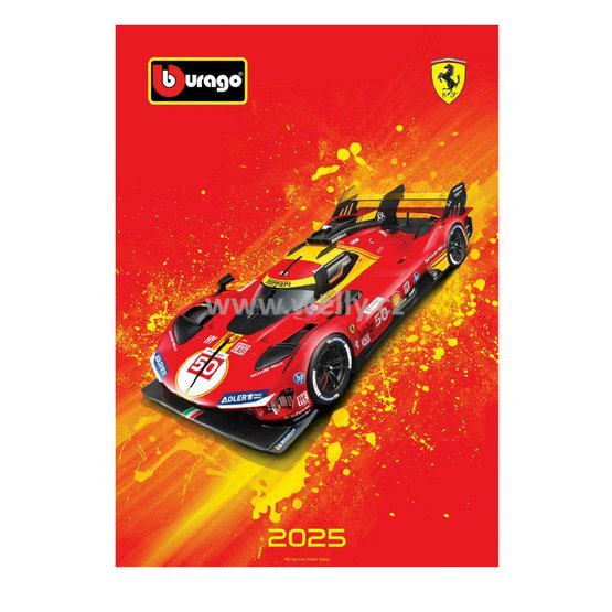 Bburago 2025 Katalog Ferrari - soubor pdf v příloze "Soubory ke stažení"