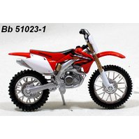 Bburago 1:18 Honda CRF450R (red) - code Bburago 51023, model motocyklu