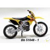 Bburago 1:18 Suzuki RM-Z450 (yellow/black) - code Bburago 51048, model motocyklu