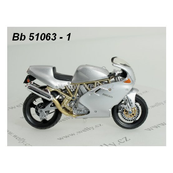 Bburago 1:18 Ducati Supersport 900 FE (silver) - code Bburago 51063, model motocyklu