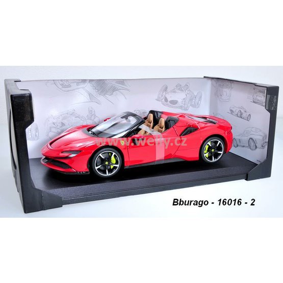 Bburago 1:18 Ferrari SF90 Spider (red) - code Bburago 16016, modely au