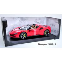 Bburago 1:18 Ferrari SF90 Spider (red) - code Bburago 16016, modely aut