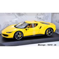 Bburago 1:18 Ferrari 296 GTB (yellow) - code Bburago 16018, modely aut