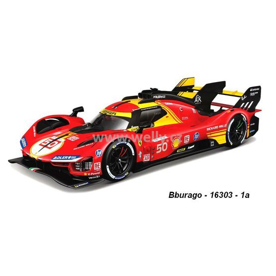 Bburago 1:18 Ferrari 999P (No.50) 2024 Winner LeMans - code Bburago 16303, modely aut