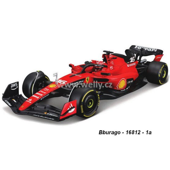Bburago 1:18 Ferrari SF-23 (2023) No.16 LeClerc - code Bburago 16812L, modely
