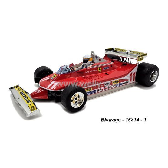 Ferrari 312 T4 (1979) No.11 J.Scheckter - code Bburago 16814 S, nekatalogová