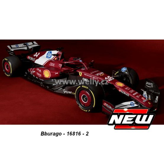 Bburago 1:18 Ferrari SF22 (2022) No.16 LeClerc - code Bburago 16811, modely aut