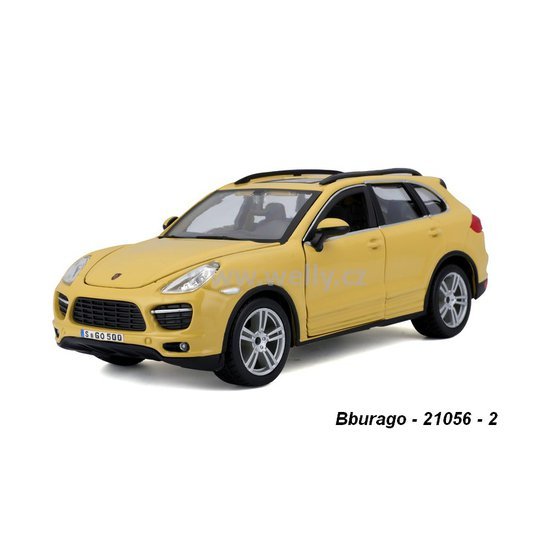 Bburago 1:24 Porsche Cayenne Turbo (yellow) - code Bburago 21056, modely aut