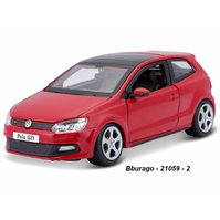 Bburago 1:24 VW Polo GTi Mark 5 (red) - code Bburago 21059, nyní bez podstavce