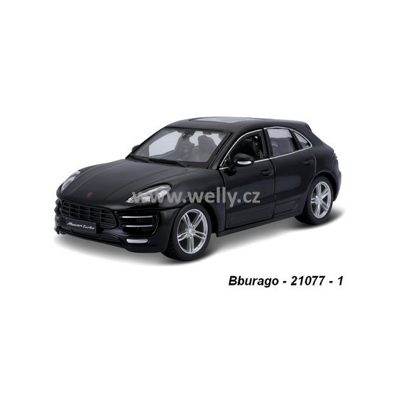 burago 1:24 Porsche Macan (black) - code Bburago 21077, modely aut