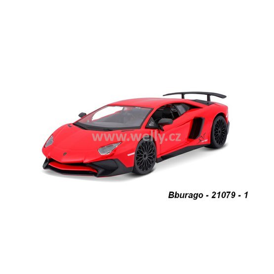 Bburago 1:24 Lamborghini Aventador LP 750-4 SV (red)-code Bburago 21079, modely aut