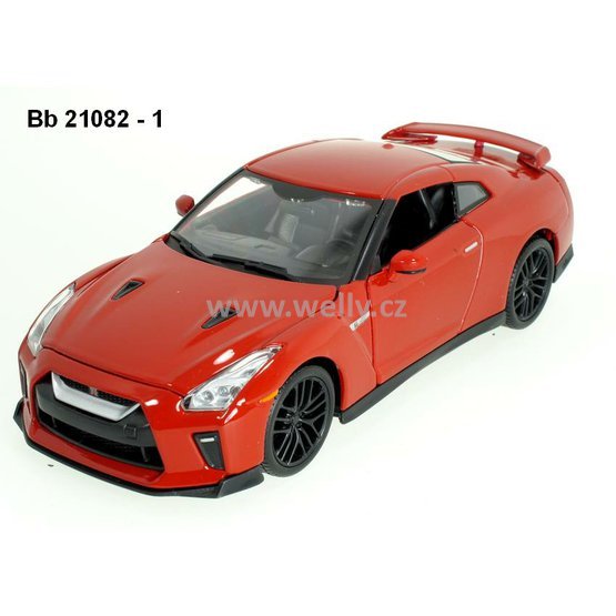 Bburago 1:24 Nissan GT-R 2017 (red) - code Bburago 21082, modely aut