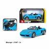 Bburago 1:24 Porsche 718 Boxster cabrio (blue) - code Bburago 21087,