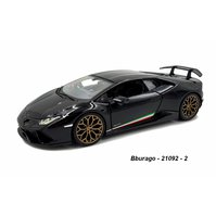 Bburago 1:24 Lamborghini Huracán Performante (black) - code Bburago 21092, nekatalogová po