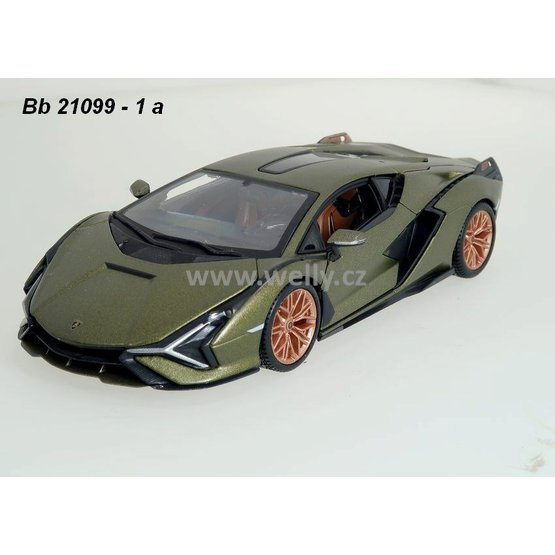 Bburago 1:24 Lamborghini Sian FKP 37 (green) - code Bburago 21099