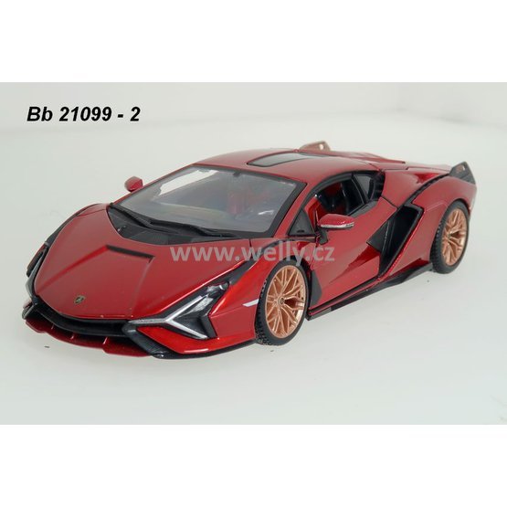 Bburago 1:24 Lamborghini Sian FKP 37 (red) - code Bburago 21099