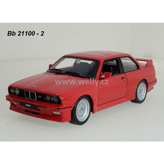 Bburago 1:24 BMW M3 (E30) 1988 (red) - code Bburago 21100