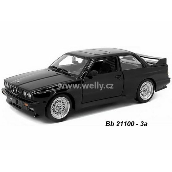 Bburago 1:24 BMW M3 (E30) 1988 (black) - code Bburago 21100, nekatalogová barva