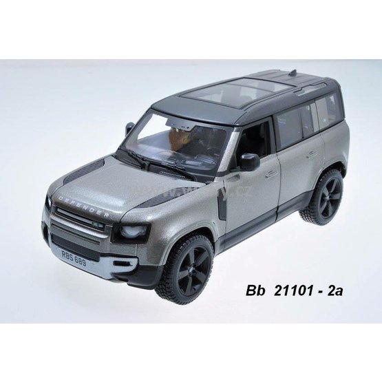 Bburago 1:24 Land Rover Defender 110 (silver) - code Bburago 21101