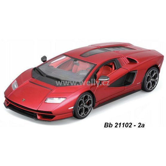 Bburago 1:24 Lamborghini Countach LPI 800-4 2023 (red) - code Bburago 21102