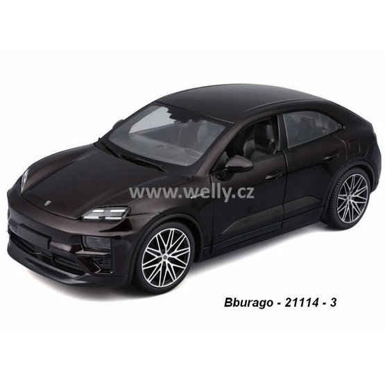 Bburago 1:24 Porsche MACAN electric 2024 (dark violet) - code Bburago 21114