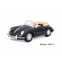 Bburago 1:24 Porsche 356B Cabrio (1961) (black) - code Bburago 22078, modely aut