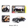 Porsche 356B Cabrio (1961) (black) - code Bburago 22078, modely aut