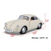 burago 1:24 Porsche 356B Coupe (1961) (ivory mat) - code Bburago 22079, modely aut