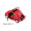 Fiat 500 L 1968 (red) - code Bburago 22099, modely aut