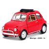 burago 1:21 Fiat 500 L 1968 (red) - code Bburago 22099, modely aut