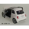 Fiat 500 / 2007 (white) - code Bburago 22106, modely aut