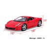 Bburago 1:24 Ferrari 458 Italia (red) - code Bburago 26003, modely