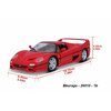 Bburago 1:24 Ferrari F50 (red) - code Bburago 26010, modely