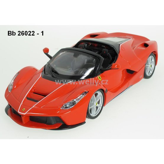 Bburago 1:24 Ferrari LaFerrari Aperta (red) - code Bburago 26022, modely aut