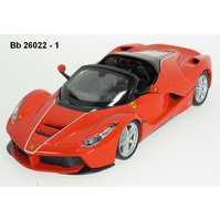 Bburago 1:24 Ferrari LaFerrari Aperta (red) - code Bburago 26022, modely aut