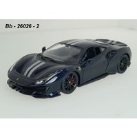 Bburago 1:24 Ferrari 488 Pista (dark blue)- code Bburago 26026, modely aut