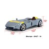 Bburago 1:24 Ferrari Monza SP1 (silver) - code Bburago 26027, modely