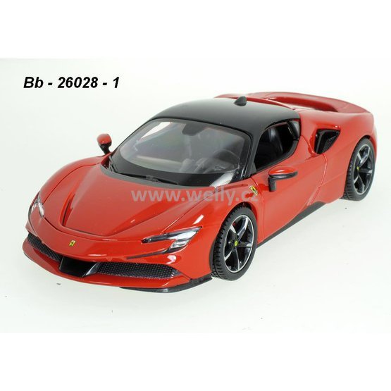 Bburago 1:24 Ferrari SF90 Stradale (red) - code Bburago 26028, modely aut