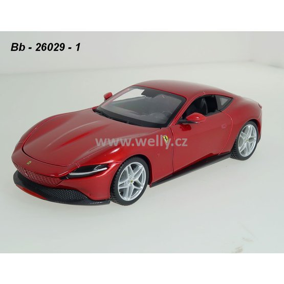 Bburago 1:24 Ferrari Roma 2019 (red) - code Bburago 26029, modely aut