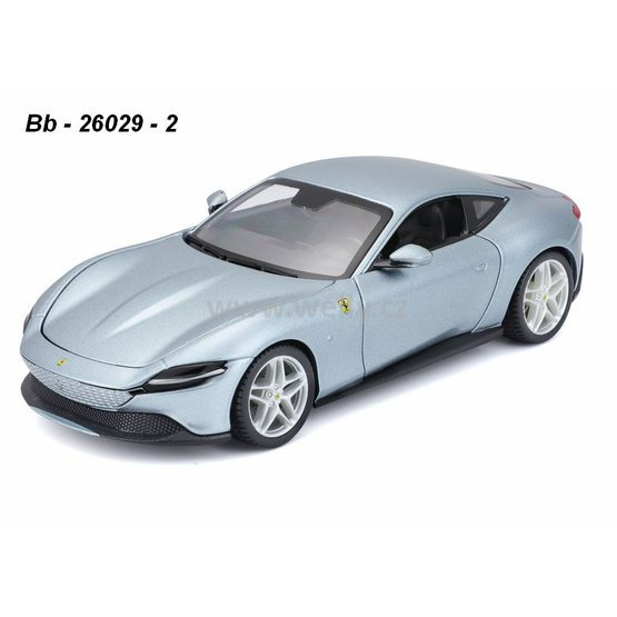 Bburago 1:24 Ferrari Roma 2019 (silver) - code Bburago 26029, modely aut