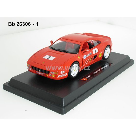 Bburago 1:24 Ferrari F355 Challenge (red) - code Bburago 26306, modely aut
