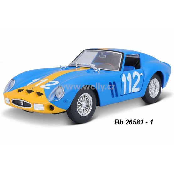 Bburago 1:24 KIT Ferrari 250 GTO (No.112 blue) - code Bburago 26581, modely aut