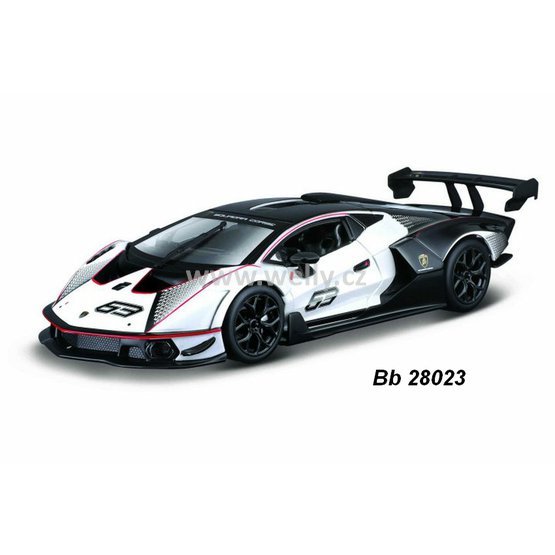 Bburago 1:24 Lamborghini Essenza SCV No.63 (white) - code Bburago 28023, modely aut