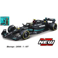 Bburago 1:24 KIT F1 Mercedes AMG W14E (No.44) Hamilton 2023 code Bburago 28506, modely aut