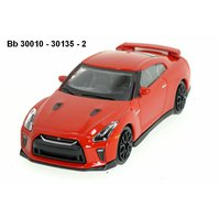 Bburago 1:43 Nissan GT-R 2017 (red), code Bburago 30135, modely aut