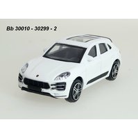 Bburago 1:43 Porsche Macan (white), code Bburago 30299, modely aut