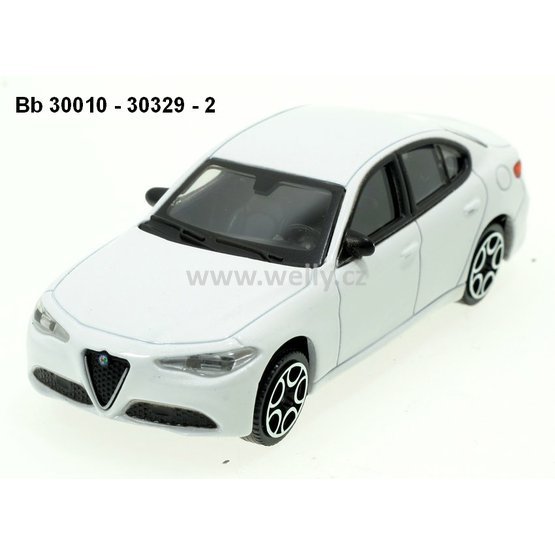 Bburago 1:43 Alfa Romeo Guilia 2016 (white), code Bburago 30329