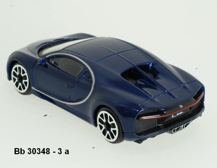 Bburago Bugatti CHIRON Modellauto 1:43 – Mehrfarbig, Aus Druckguss, Mit Freilauf