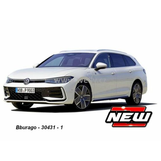 Bburago 1:43 Volkswagen Passat Combi 2024 (white) - code Bburago 30431