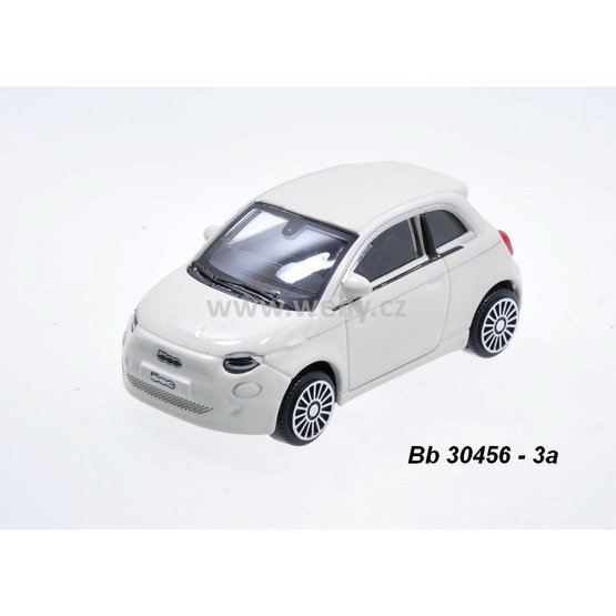 1:43 Fiat 500e 2021 (white) - code Bburago 30456, nekatalogová položka